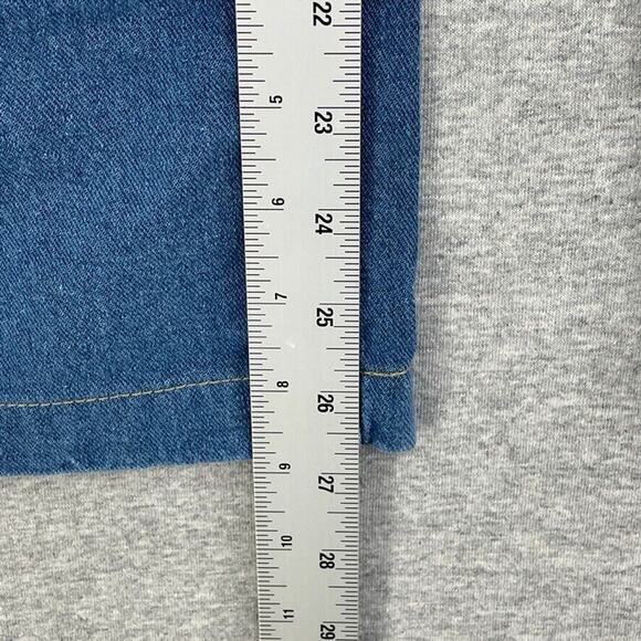 Women Within Jeans Womens 18W Plus Blue Denim Straight Leg 5 Pocket Cotton - Picture 12 of 12